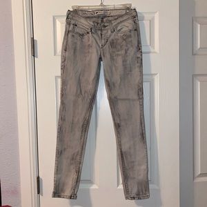Levi’s Demi Curve Low Rise Skinny Acid Wash Jeans